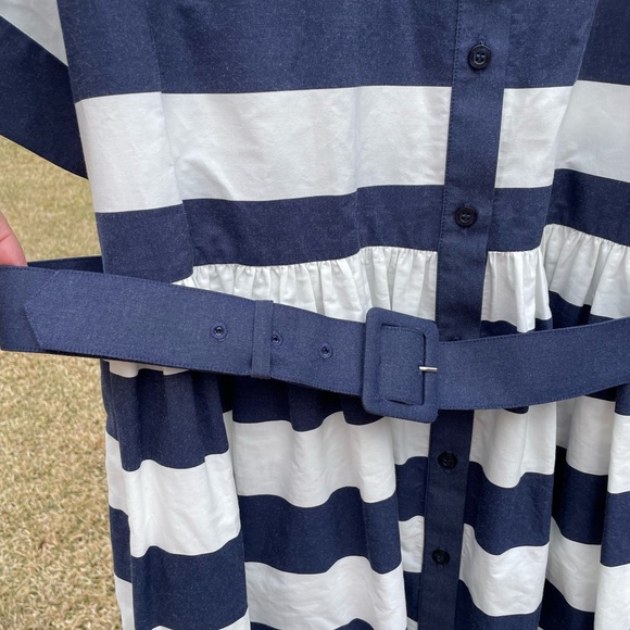 kate spade Sailor Striped Shirt Dress - Picture 7 of 10